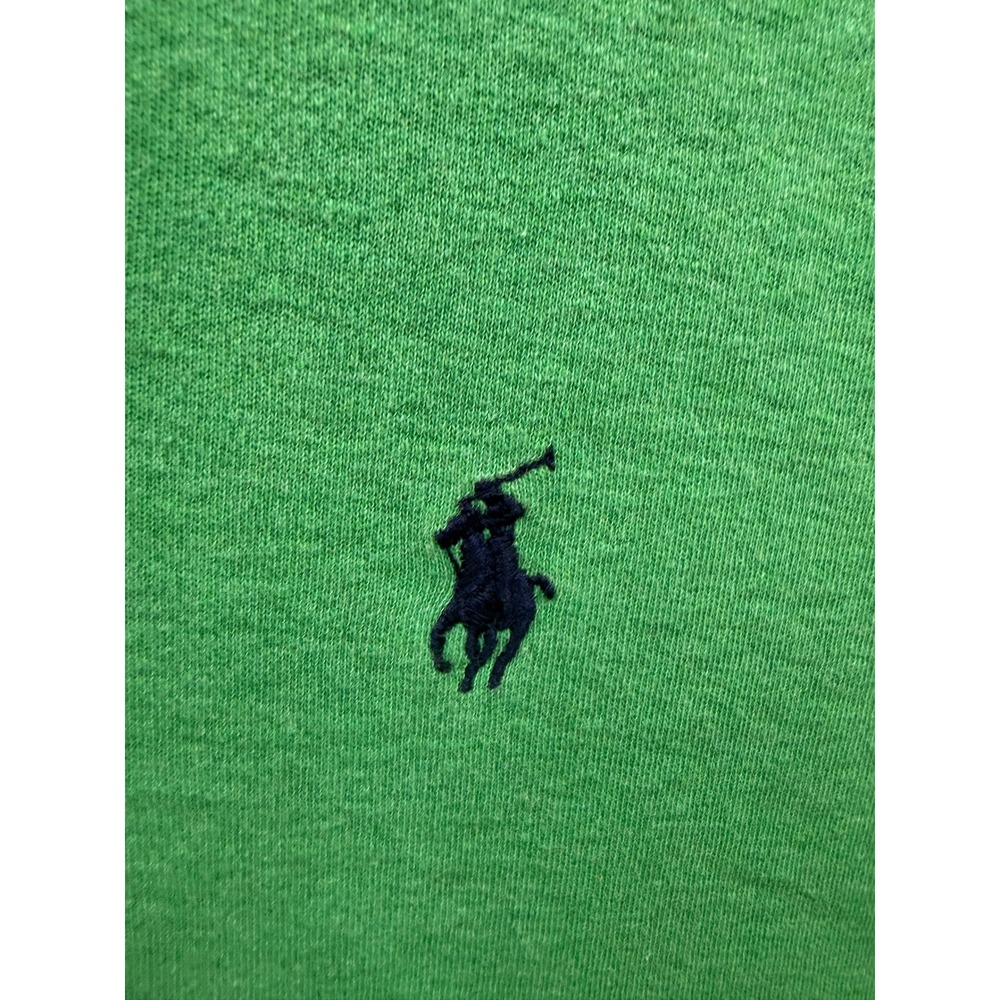 Polo Ralph Lauren Polo Shirt Mens Green Short Sleeve Classic Fit Large - Picture 3 of 7